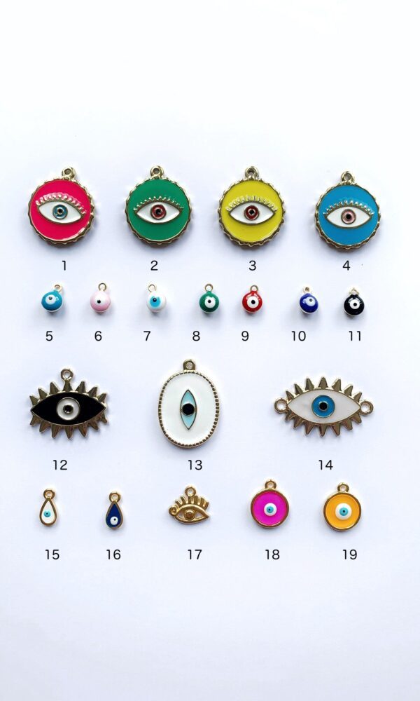 Crée ton collier ! Chaîne dorée et noir – Image 2