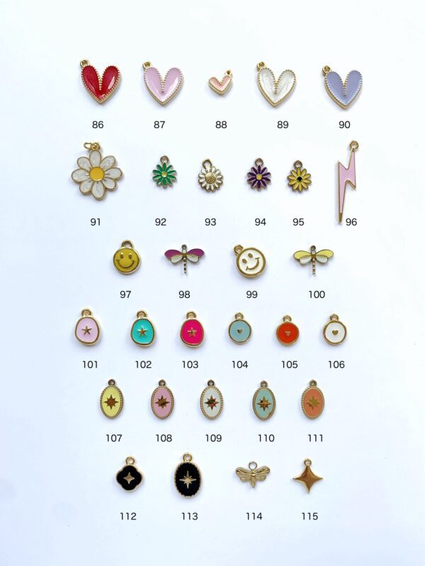 Crée ton collier ! Chaîne dorée et noir – Image 6