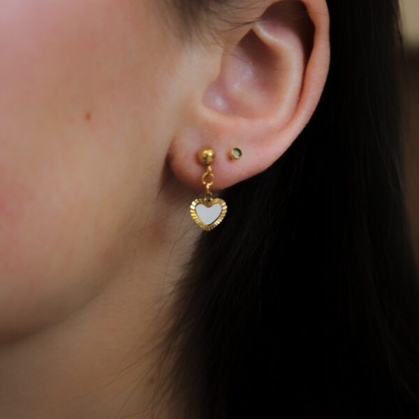 Boucles d’oreilles dorée - 06 - Alba – Image 2