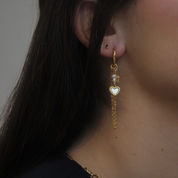 Boucles d’oreilles dorée - 06 - Alba – Image 5