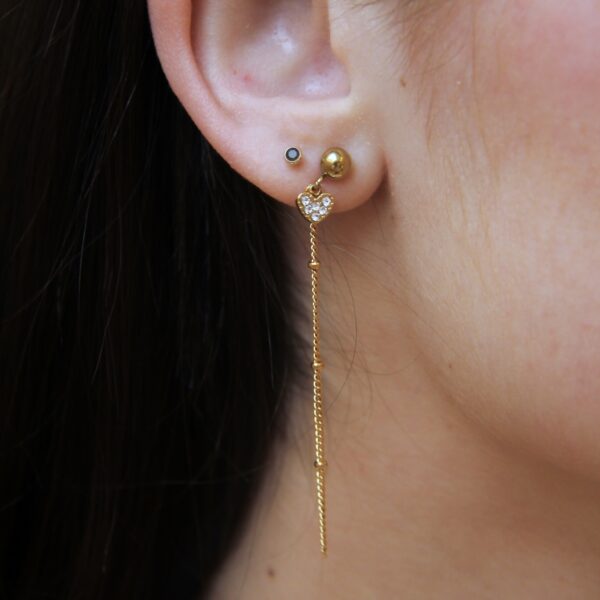 Boucles d’oreilles dorée - 11 - Mia – Image 3