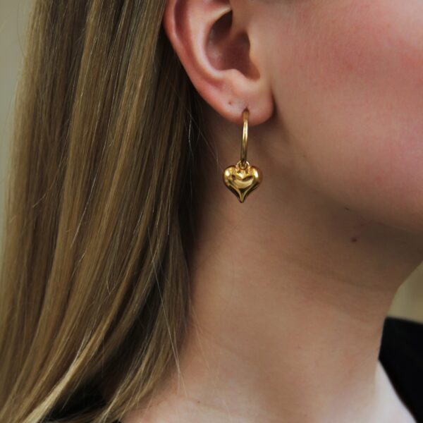 Boucles d’oreilles dorée - 18 - Elise – Image 4