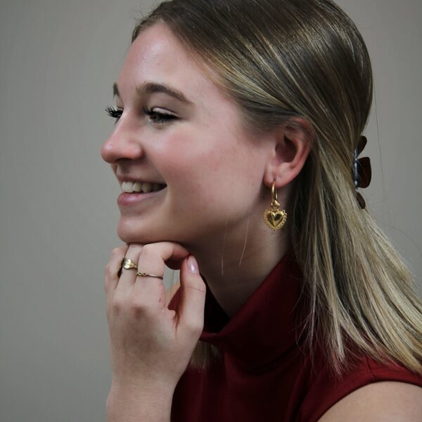 Boucles d’oreilles dorée - 23 - Jude – Image 3