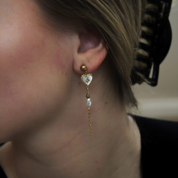 Boucles d’oreilles dorée - 24 - Lola – Image 3