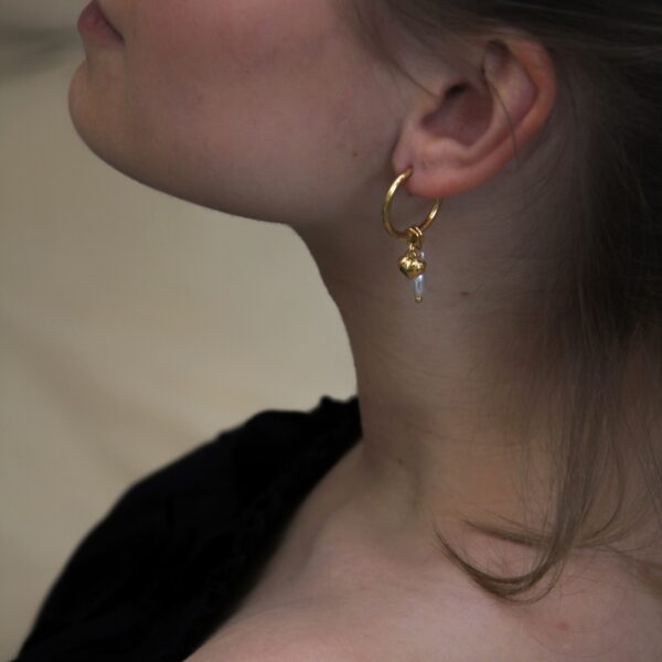Boucles d’oreilles dorée - 26 - Emma – Image 4