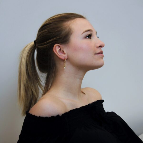 Boucles d’oreilles dorée - 26 - Emma – Image 8