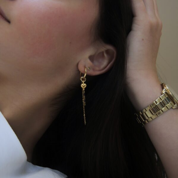 Boucles d’oreilles dorée - 03 - Gabie – Image 5