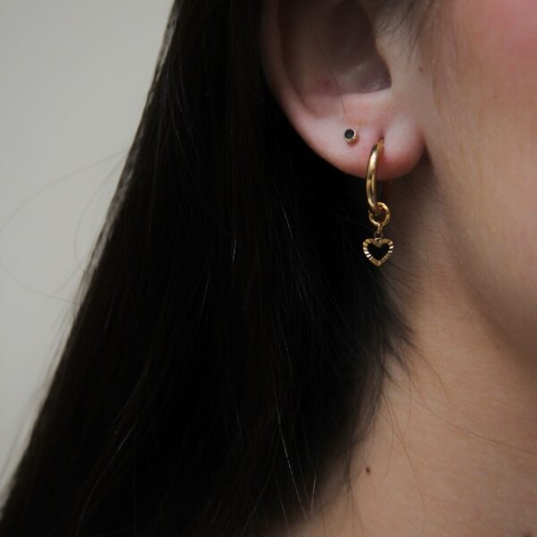 Boucles d’oreilles dorée - 09 - Louise – Image 3