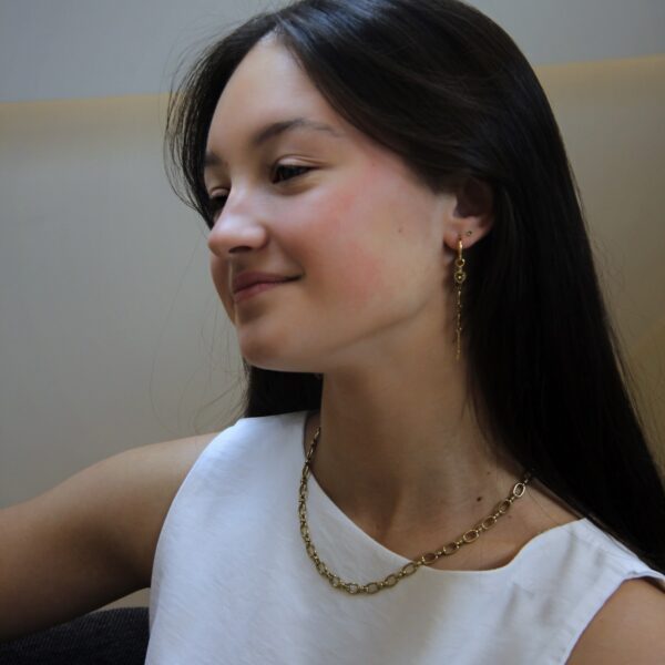 Boucles d’oreilles dorée - 21 - Joy – Image 3
