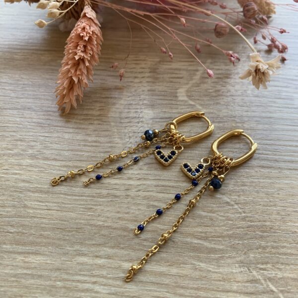 Boucles d’oreilles dorée - 02 - Soa