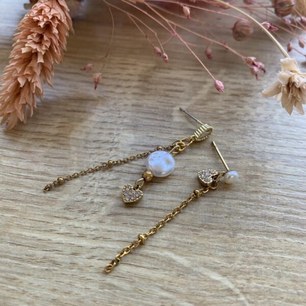 Boucles d’oreilles dorée - 05 - Milie