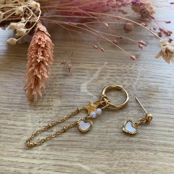 Boucles d’oreilles dorée - 06 - Alba
