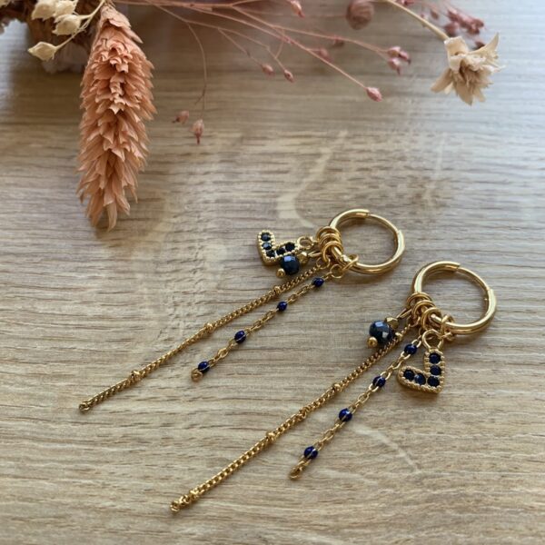 Boucles d’oreilles dorée - 07 - Abby