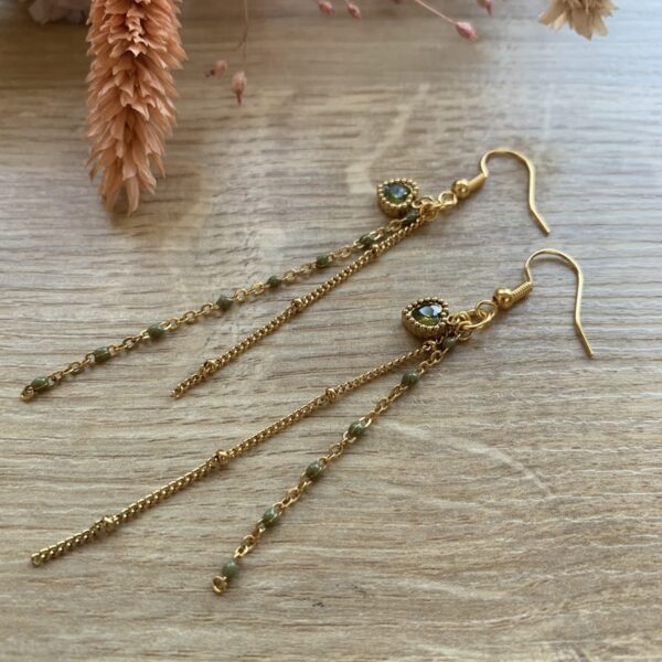 Boucles d’oreilles dorée - 10 - Romy