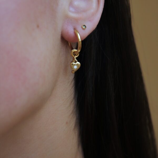 Boucles d’oreilles dorée - 13 - Natacha – Image 2