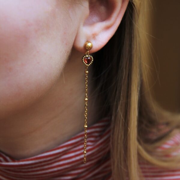 Boucles d’oreilles dorée - 25 - jeanne – Image 2