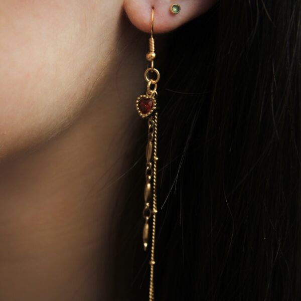 Boucles d’oreilles dorée - 30 - Zoé – Image 3