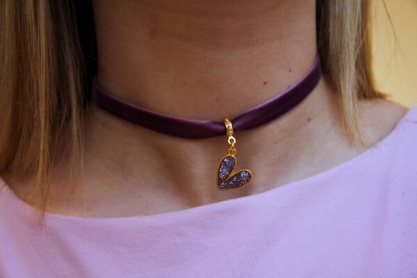 collier ruban en velour – Image 3