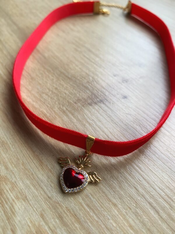 collier ruban en velour