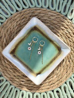 Boucles d’oreilles dorée - 35 - Héléna