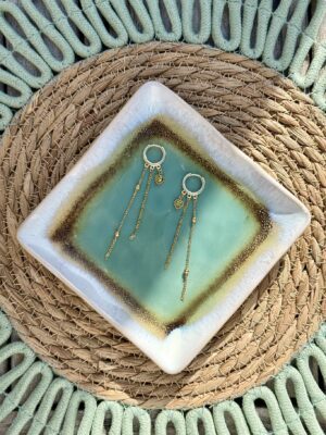 Boucles d’oreilles dorée - 37 - Adèle