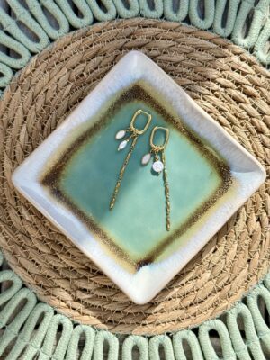 Boucles d’oreilles dorée - 42 - Iris